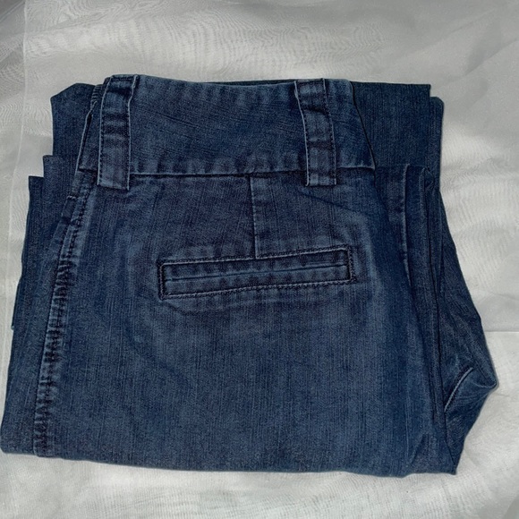 Express Correspondent Wide Leg Blue Jeans (Size 4) - Picture 3 of 5